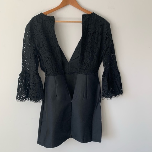 Mustard Seed Black Lace Party Dress - Picture 5 of 5